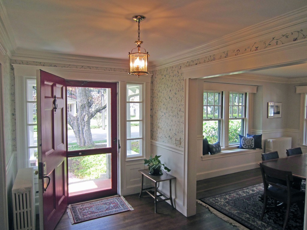 12 Arlington Road Wellesley, MA 02481 - Photo 3 of 26 a view of a livingroom with wooden floor and furniture
