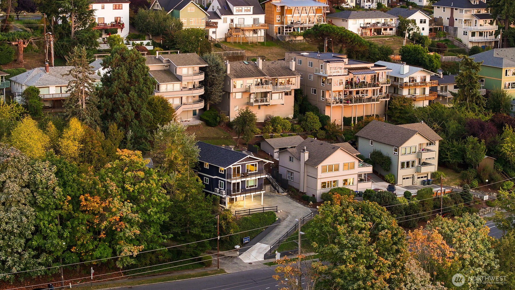 a picture of street view