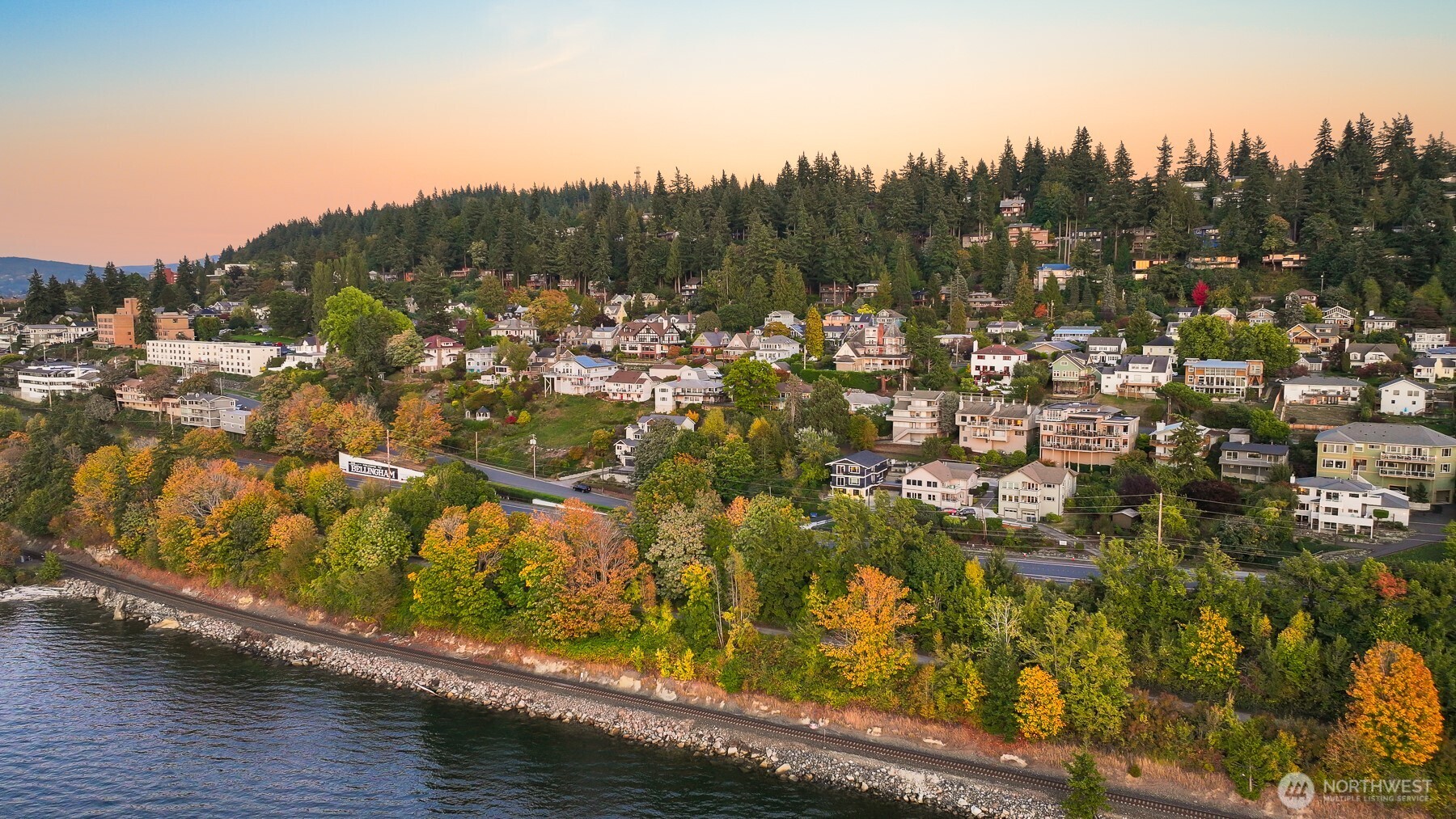 201 South State Street, Unit A Bellingham, WA 98225 - Photo 33 of 35 a view of residential houses with city view