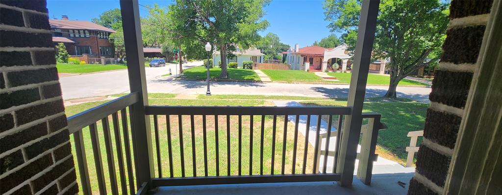 2131 Edwin Street, Unit 2133 Fort Worth, TX 76110 - Photo 4 of 19 Other front porch view