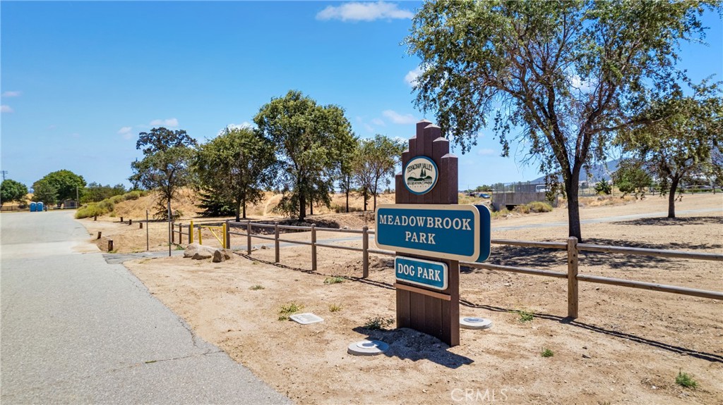 19613 Meadows Road Tehachapi, CA 93561 - Photo 41 of 51 Meadowbrook features two playgrounds, exercise equipment, swings, a large pavilion, a dog park, a bike pump track, and a softball field.