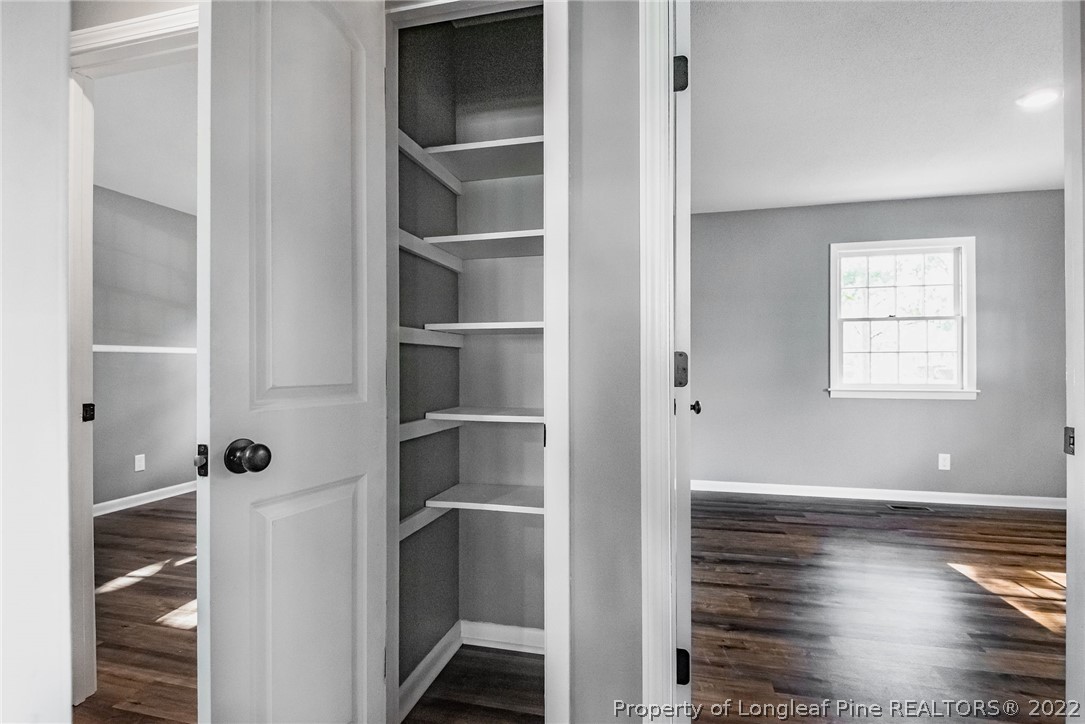 467 North Platte Road Fayetteville, NC 28303 - Photo 24 of 50 a view of walk in closet with empty racks