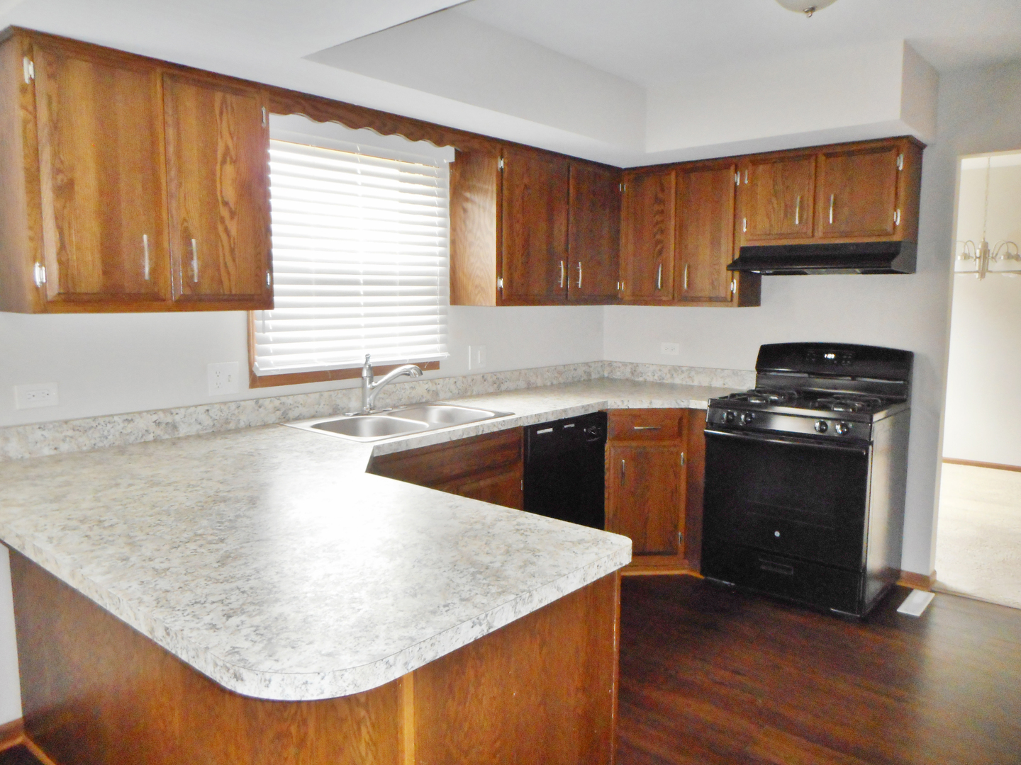 532 Shenandoah Trail Elgin, IL 60123 - Photo 6 of 20 a kitchen with stainless steel appliances granite countertop a sink a stove and a microwave