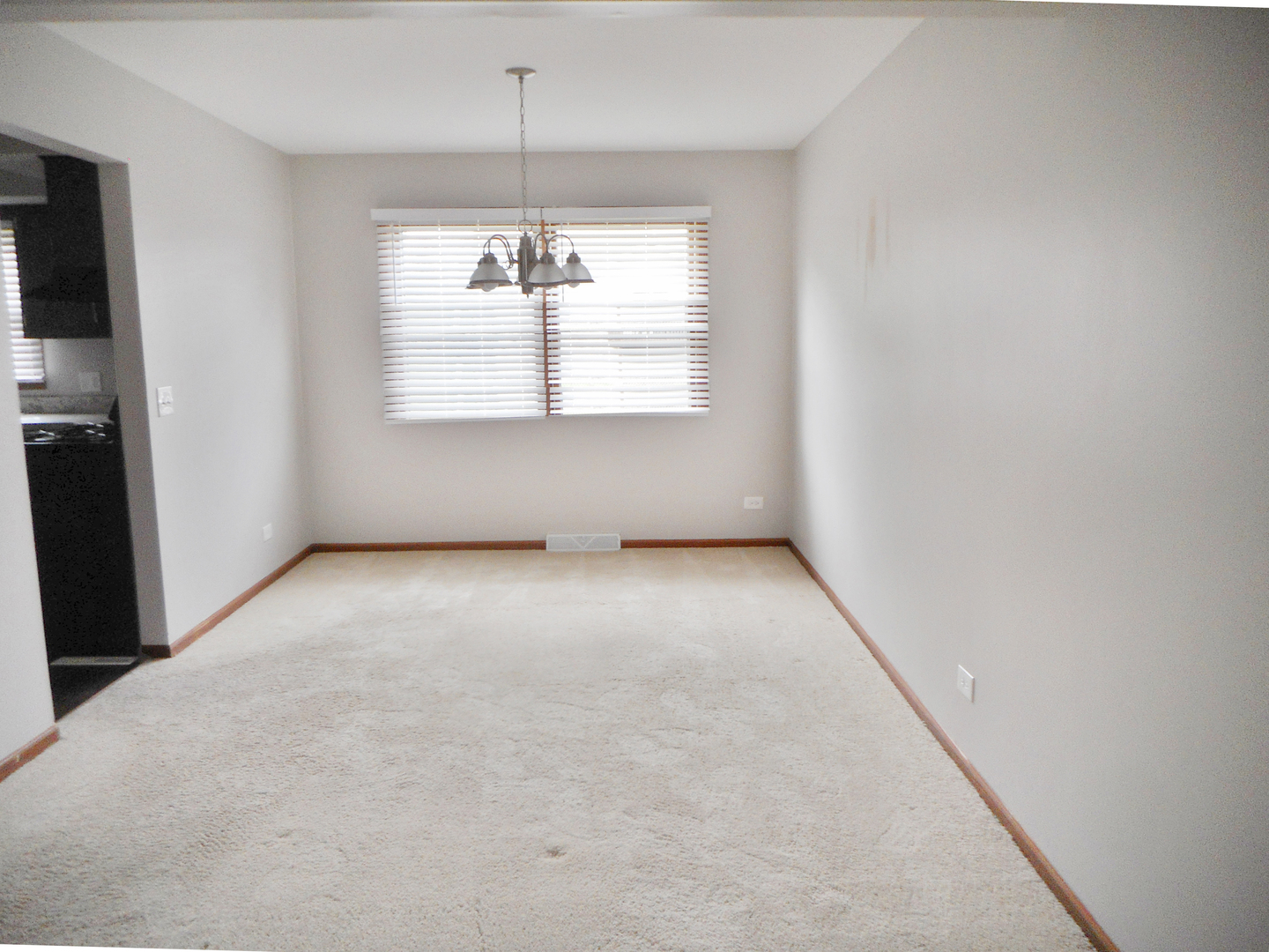 532 Shenandoah Trail Elgin, IL 60123 - Photo 10 of 20 an empty room with chandelier fan and windows