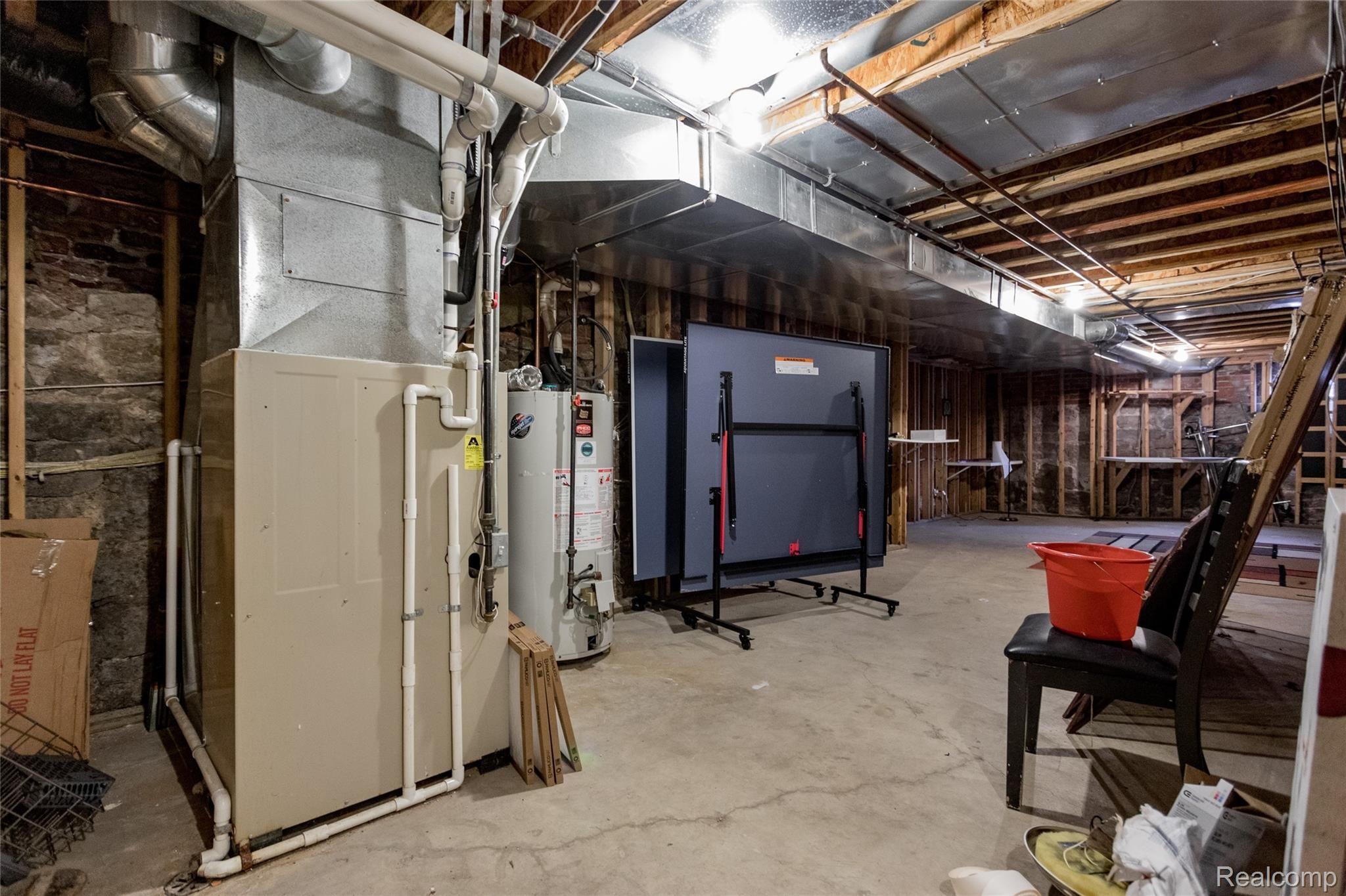 2552 John R Street, Unit 4 Detroit, MI 48201 - Photo 55 of 58 Unfinished Basement