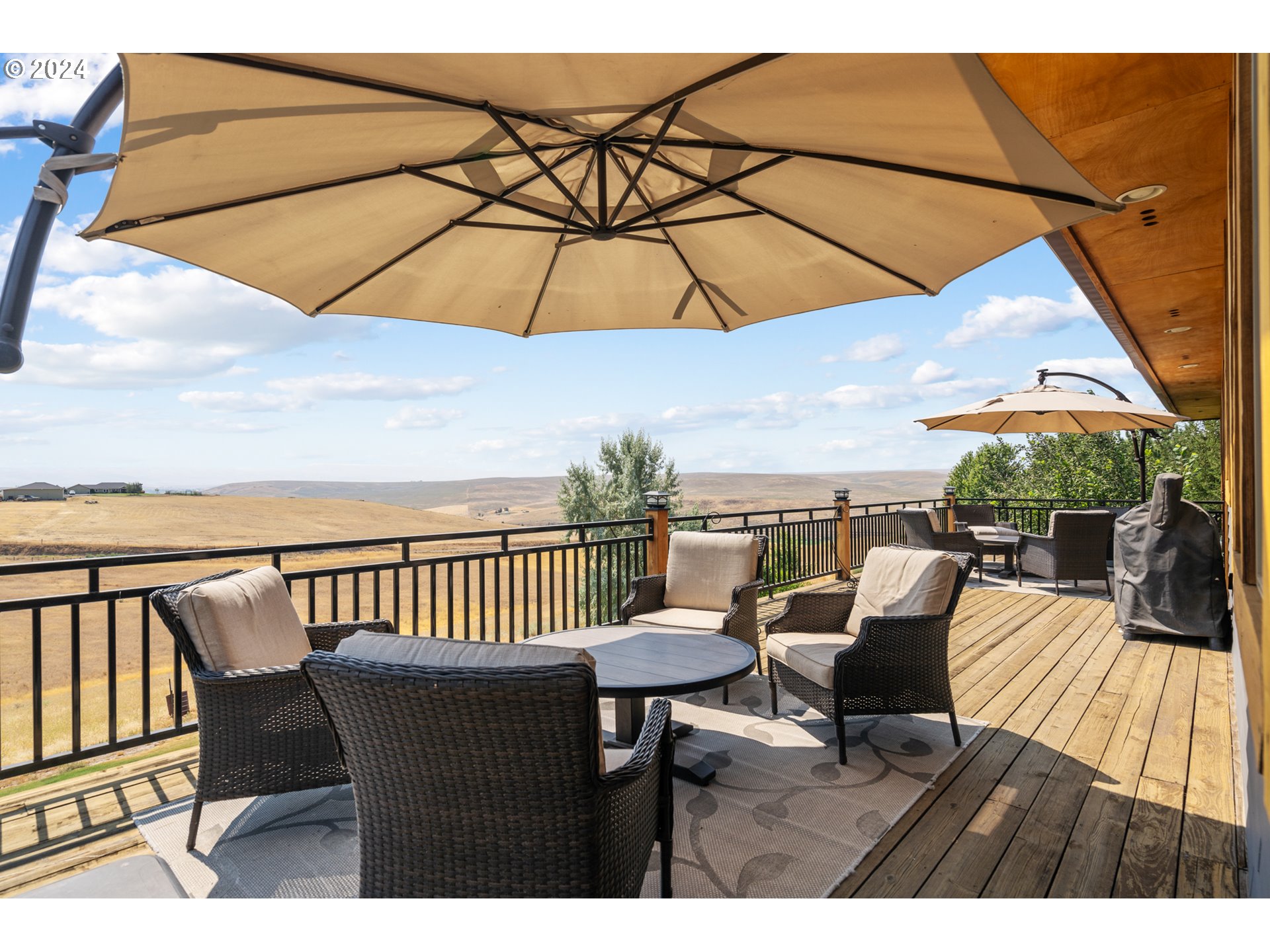 72217 Quill Point Pendleton, OR 97801 - Photo 45 of 48 a view of a roof deck with furniture