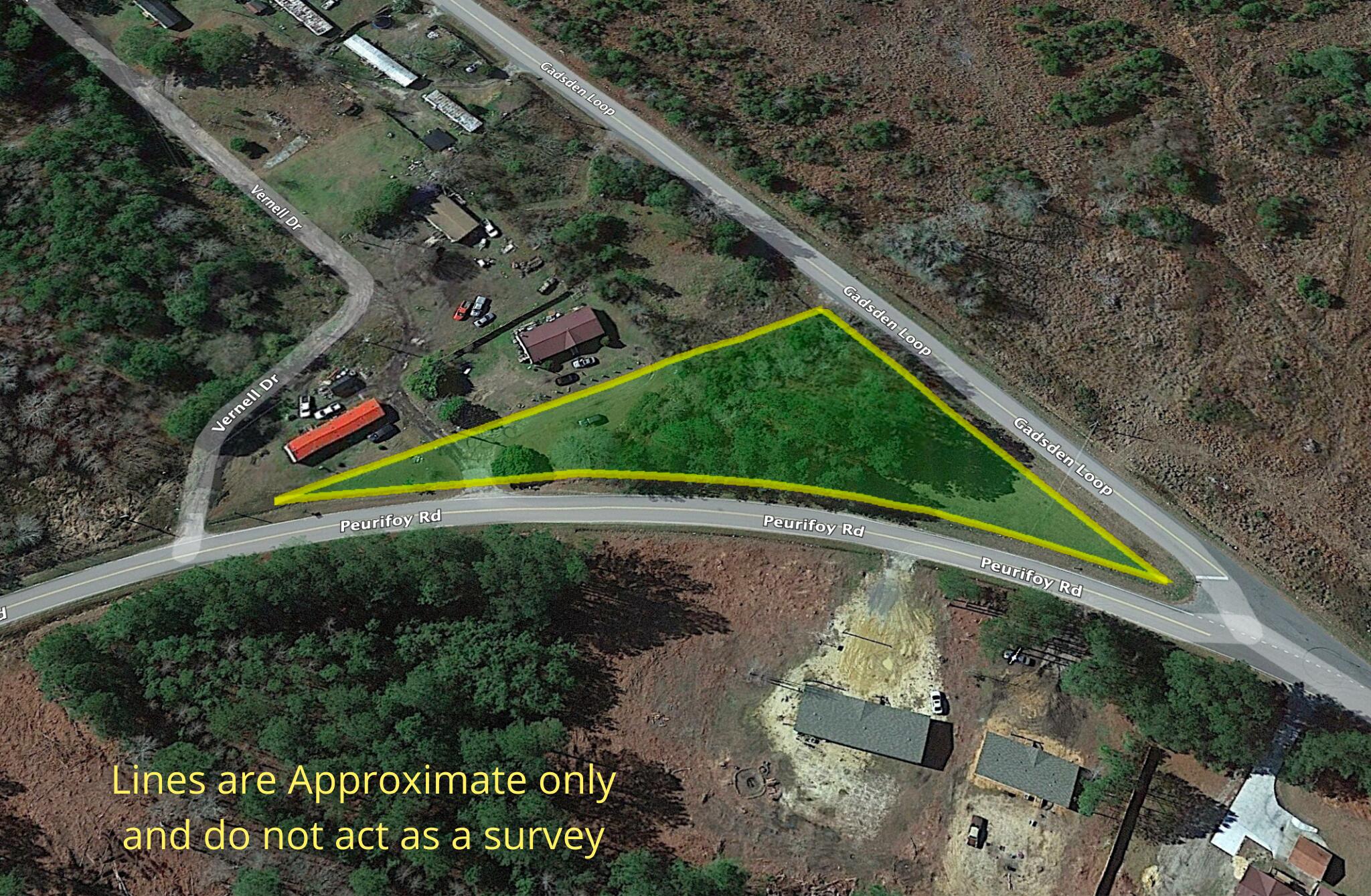 502 Peurifoy Road Walterboro, SC 29488 - Photo 2 of 7 Lines are Approximate ONLY