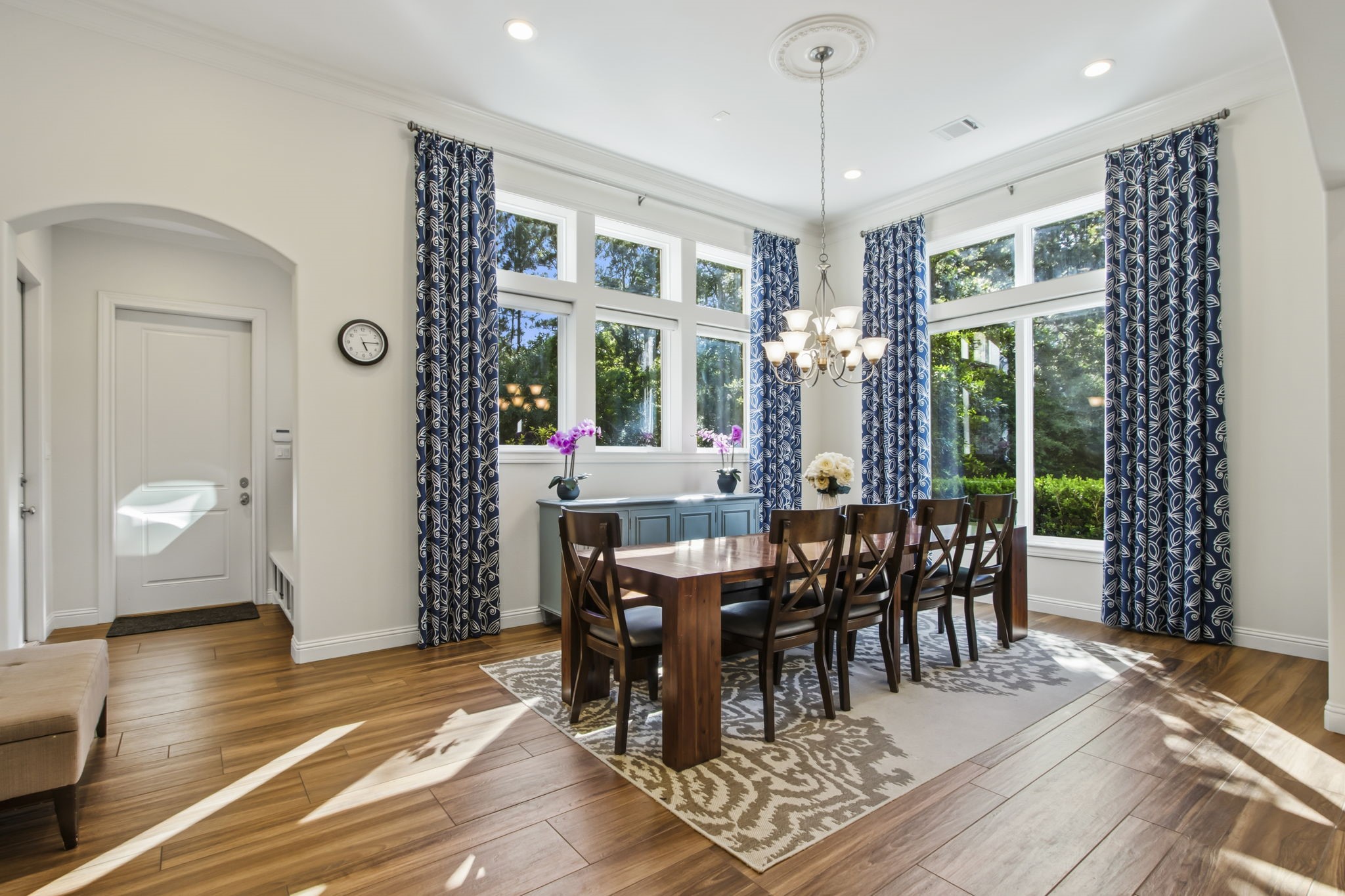 36702 Deer Valley Magnolia, TX 77355 - Photo 14 of 46 a view of a dining room with furniture window and wooden floor