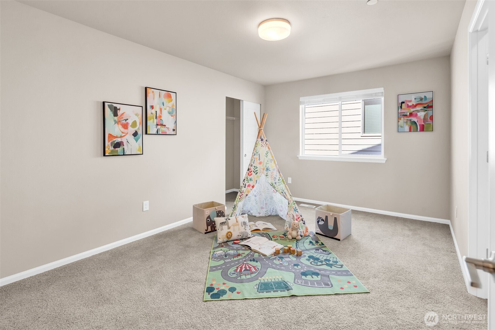 23812 Southeast 291st Street Maple Valley, WA 98010 - Photo 29 of 40 a living room with furniture and a wooden floor