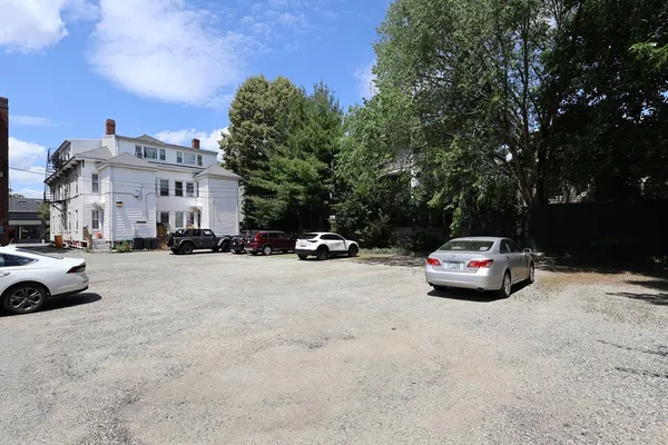 a car parked on the side of a street