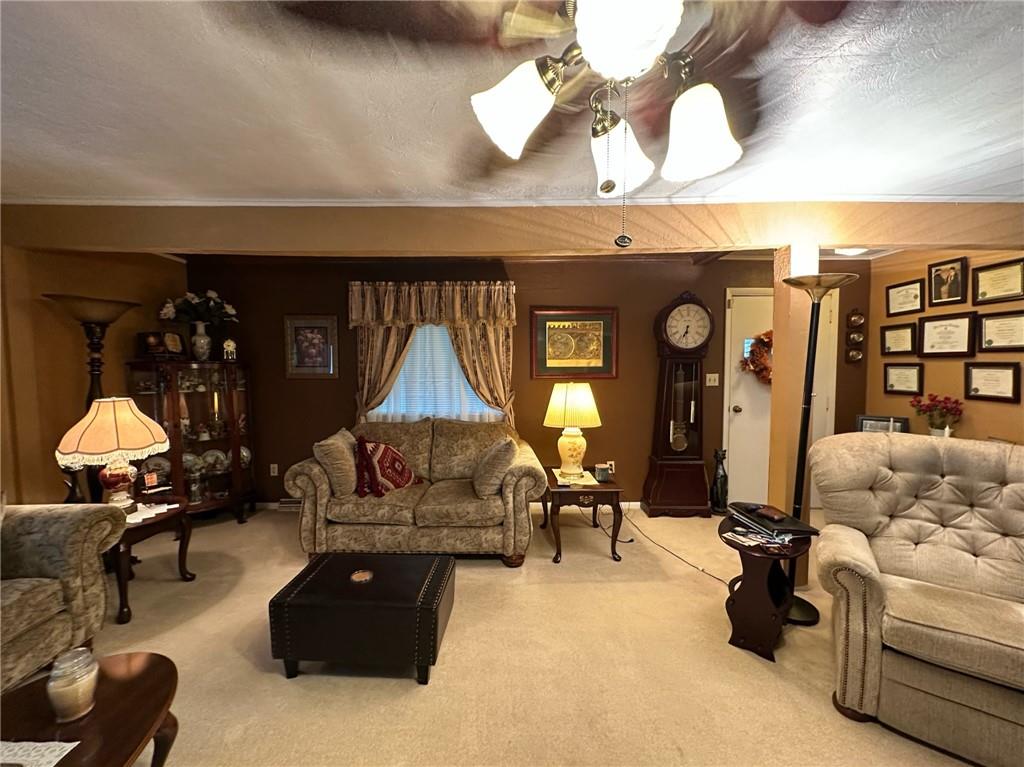 696 Leighty Hollow Road Ruffs Dale, PA 15679 - Photo 14 of 46 a living room with furniture and a lamp