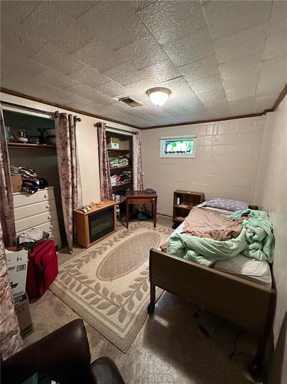 696 Leighty Hollow Road Ruffs Dale, PA 15679 - Photo 37 of 46 a bed room with furniture and a flat screen tv
