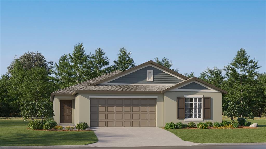 8333 Bella Mar Trail Palmetto, FL 34221 - Photo 1 of 1 a front view of a house with a yard and garage