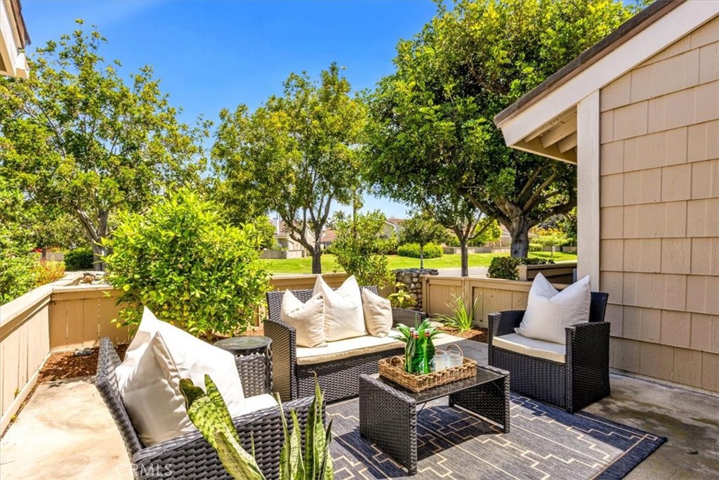 86 Sandpiper, Unit 17 Irvine, CA 92604 - Photo 29 of 56 a view of outdoor sitting area with furniture