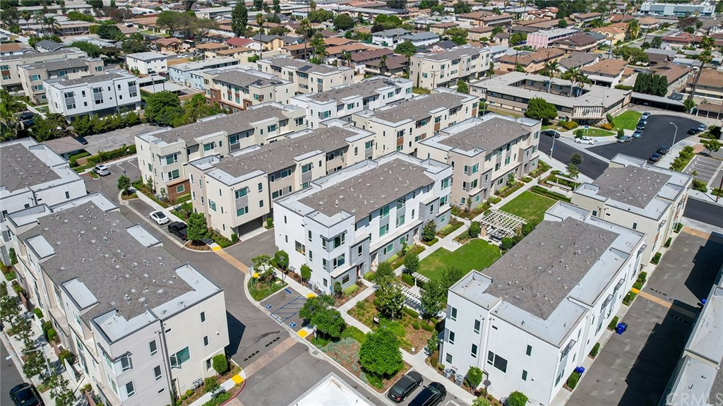 8000 Olive Lane Downey, CA 90241 - Photo 35 of 39 an aerial view of a house with a garden