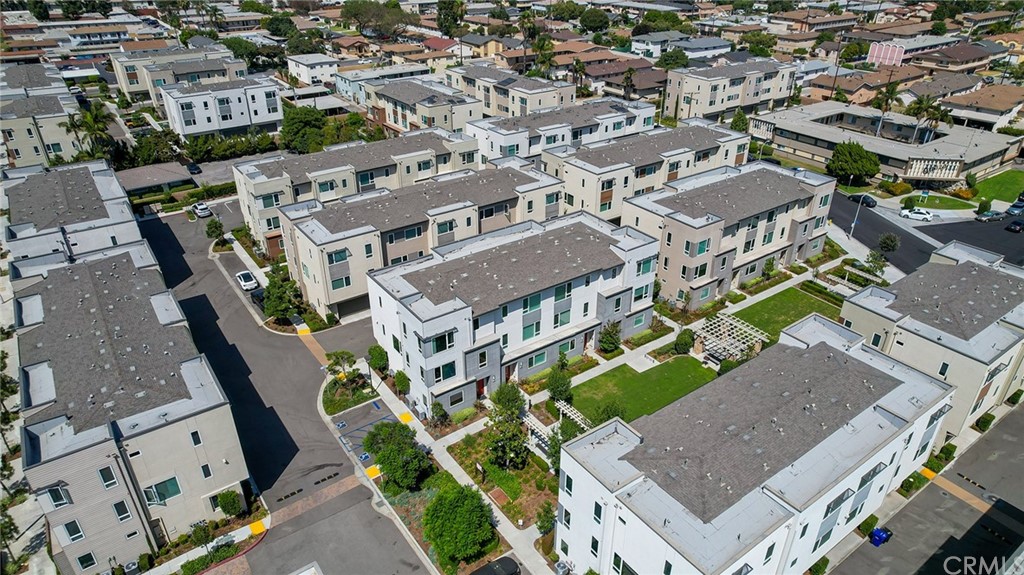 8000 Olive Lane Downey, CA 90241 - Photo 36 of 39 an aerial view of a house with a garden