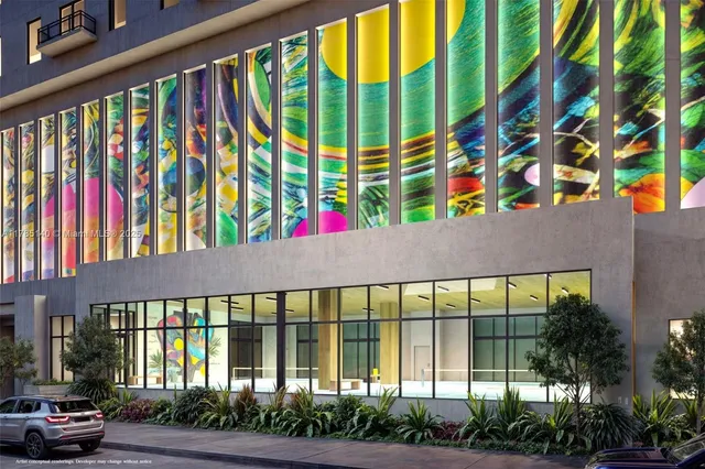 a view of building from balcony