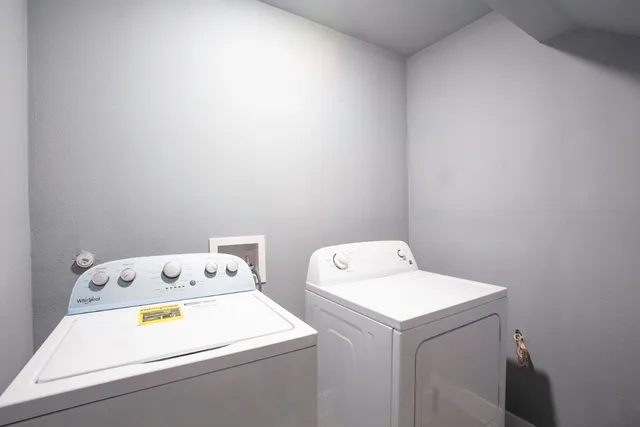 a backyard of a house