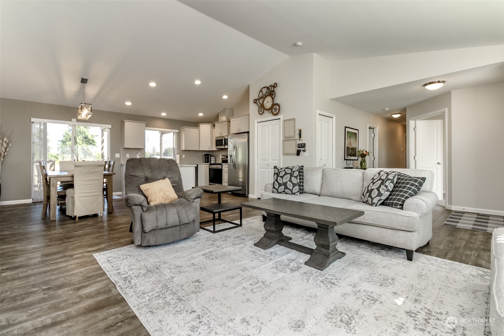 18217 Lawton Lane Southwest Rochester, WA 98579 - Photo 10 of 40 a living room with furniture and a wooden floor