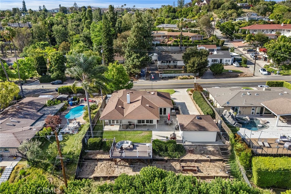 15914 West Road Whittier, CA 90603 - Photo 46 of 47 an aerial view of a house with a garden