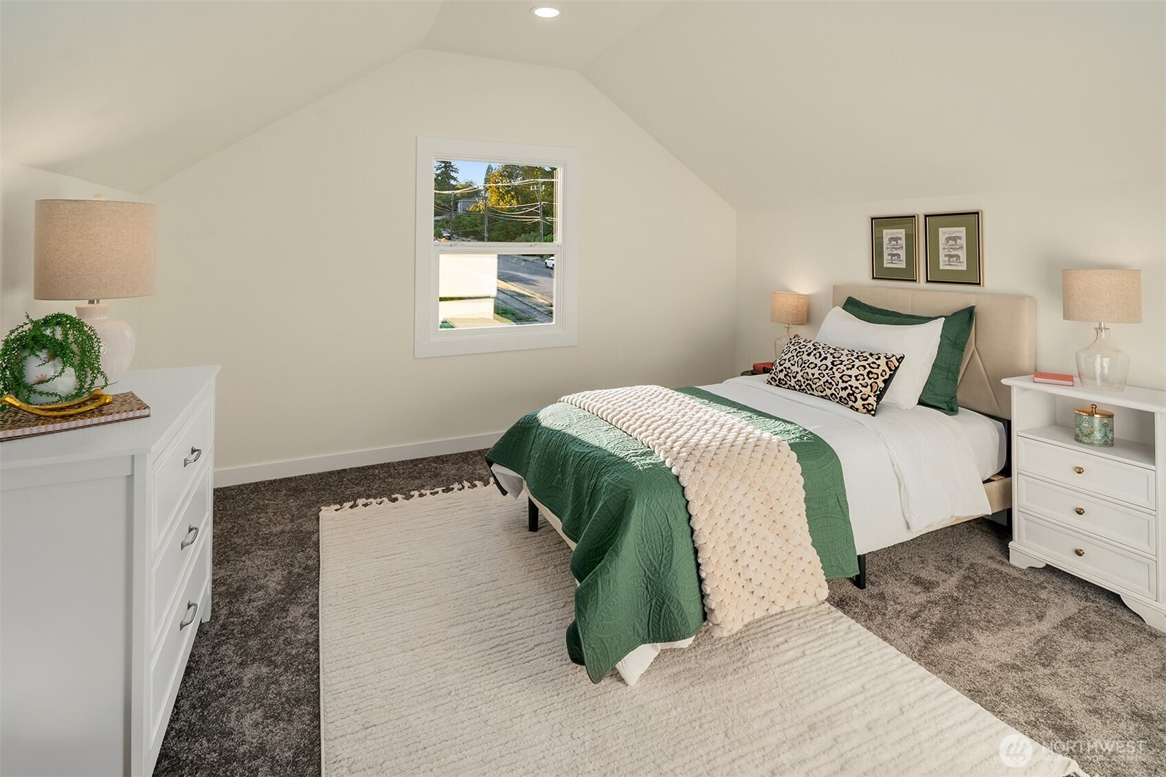 2222 North 29th Street Tacoma, WA 98403 - Photo 19 of 26 a bedroom with a bed and a window