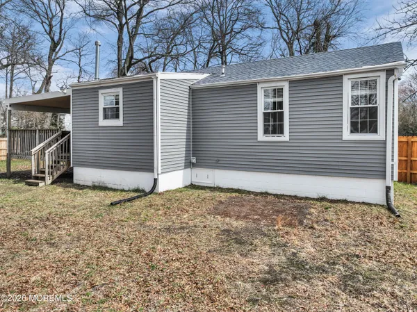 a backyard of a house