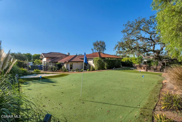 a view of a city with lots of bushes