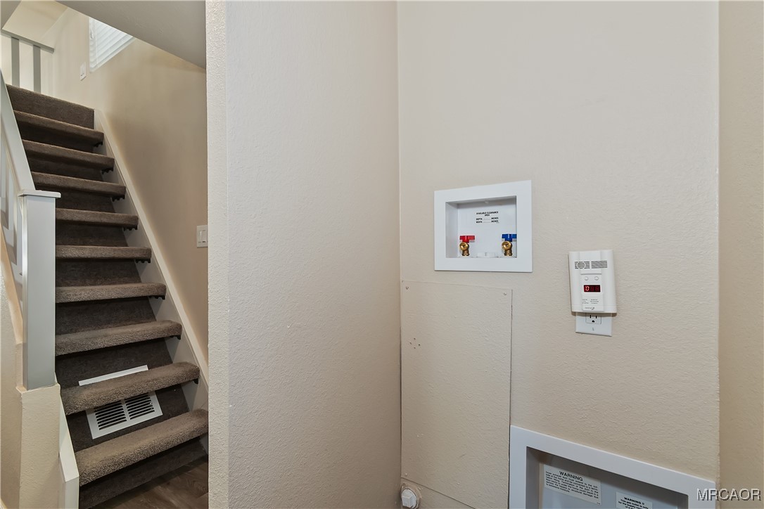 547 Alden Road, Unit RV5 Big Bear Lake, CA 92315 - Photo 18 of 34 a view of hallway with stairs and wooden floor