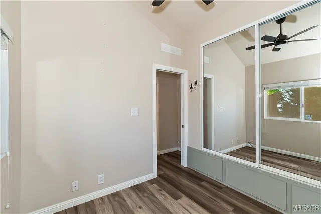 a room with window and stairs