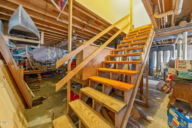 a view of a balcony with street