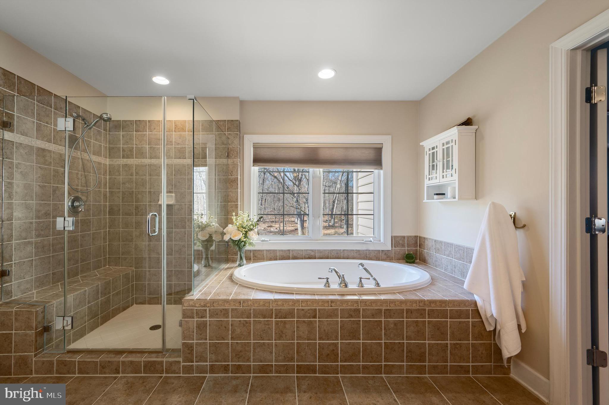 20899 McIntosh Place Leesburg, VA 20175 - Photo 29 of 69 a bathroom with a bathtub and a shower