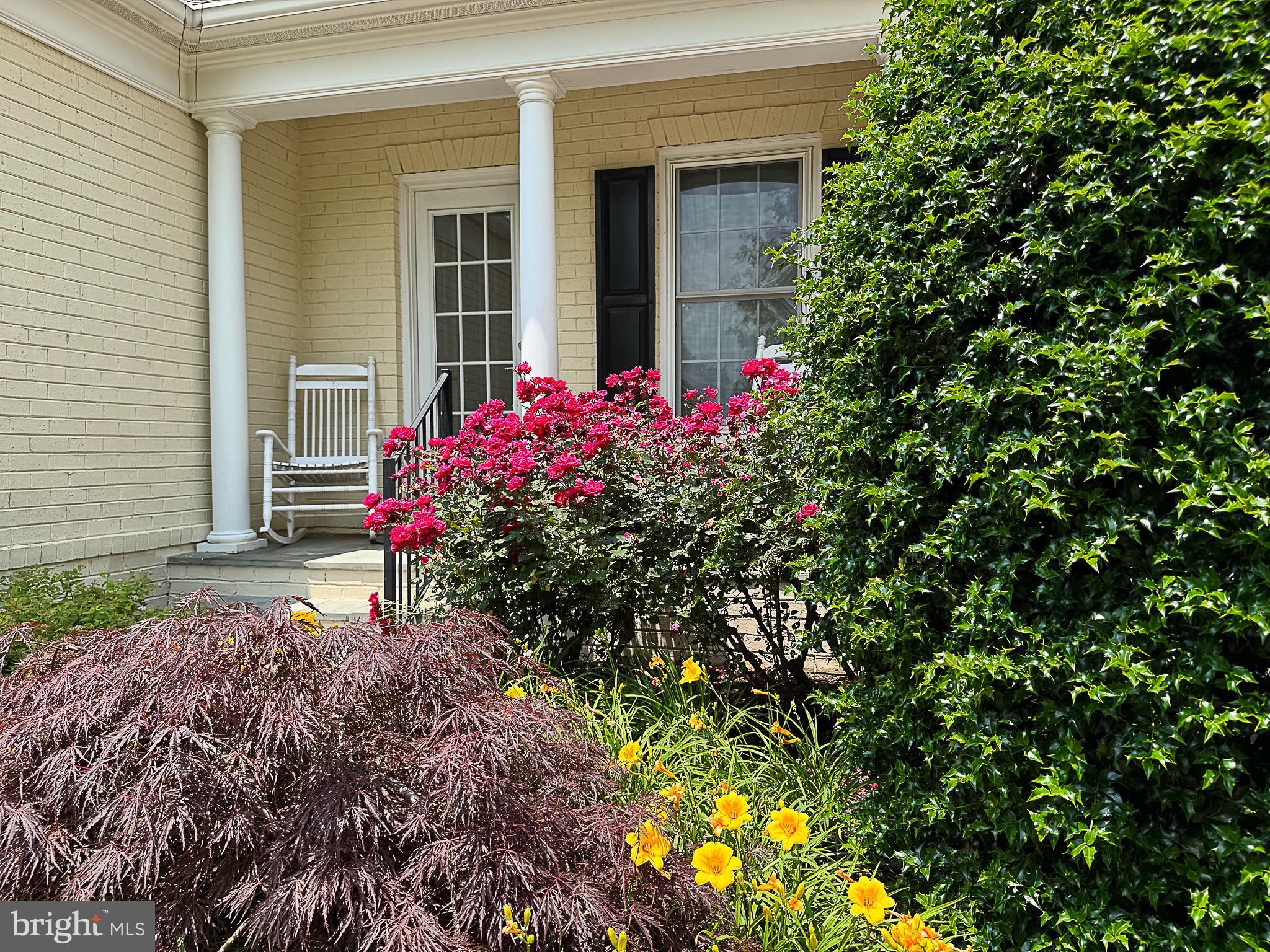 20899 McIntosh Place Leesburg, VA 20175 - Photo 52 of 69 a view of a house with a flower garden