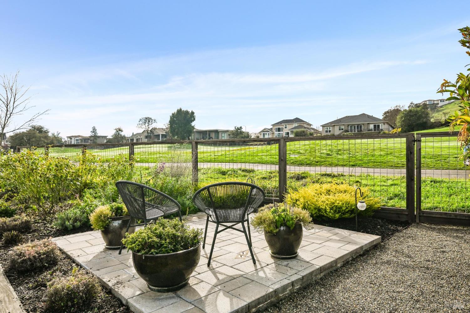 3761 Cross Creek Road Santa Rosa, CA 95403 - Photo 38 of 44 a view of a garden with lawn chairs