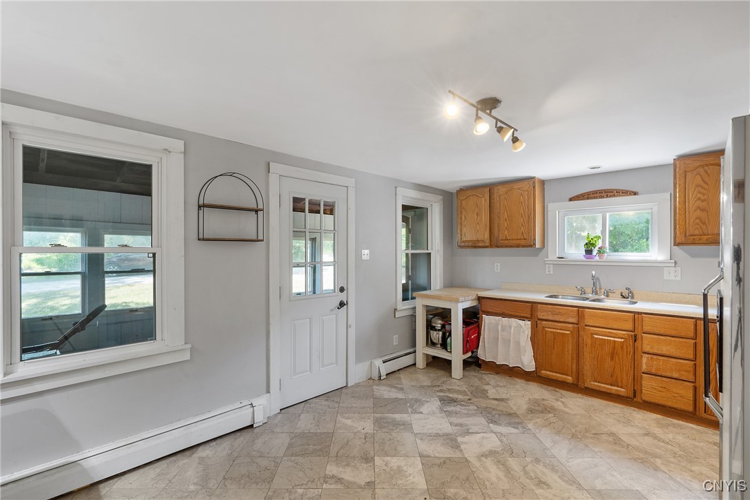 36 Bert Howard Road Hastings, NY 13036 - Photo 5 of 26 Inside, find the cute eat-in kitchen. Attractive a