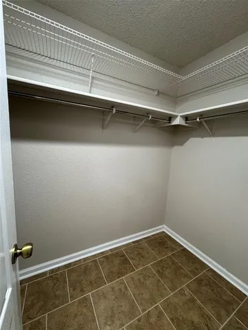 a view of a room with shelves