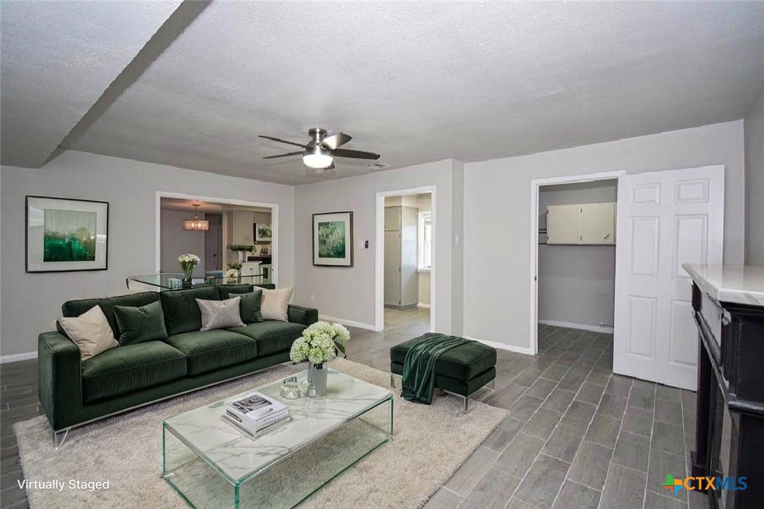 AI Staging of Living Room
