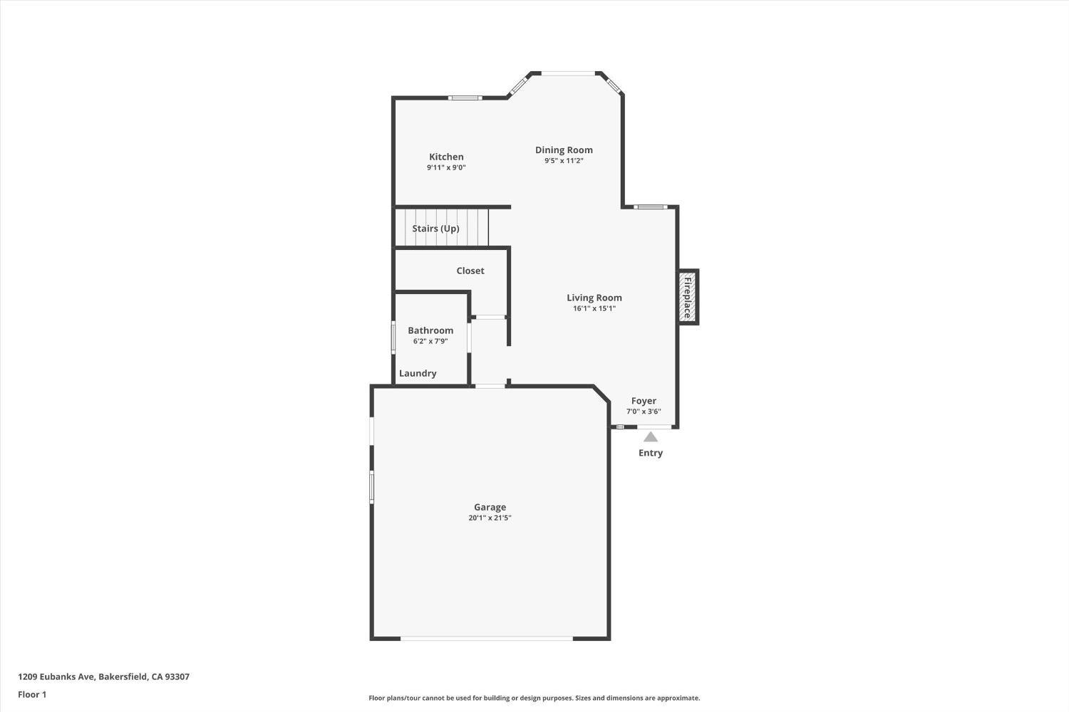 Undisclosed Address Bakersfield, CA 93307 - Photo 43 of 47 a picture of floor plan