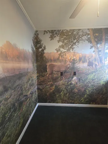 a view of an empty room