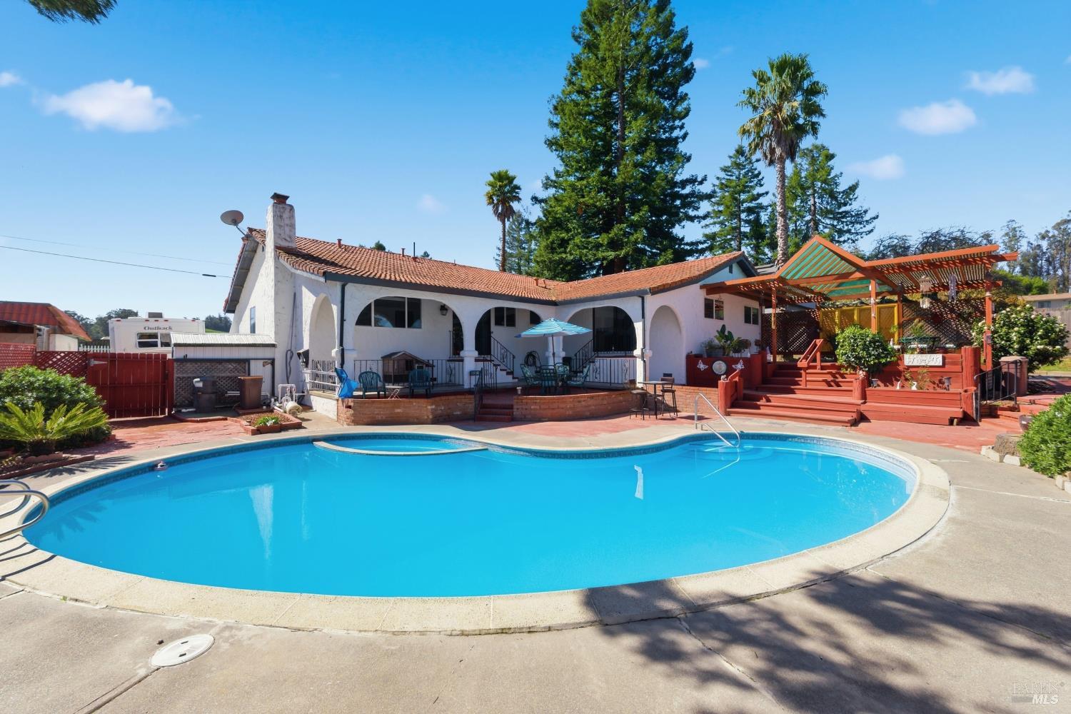 5174 Blank Road Sebastopol, CA 95472 - Photo 31 of 48 a view of outdoor space with swimming pool and patio