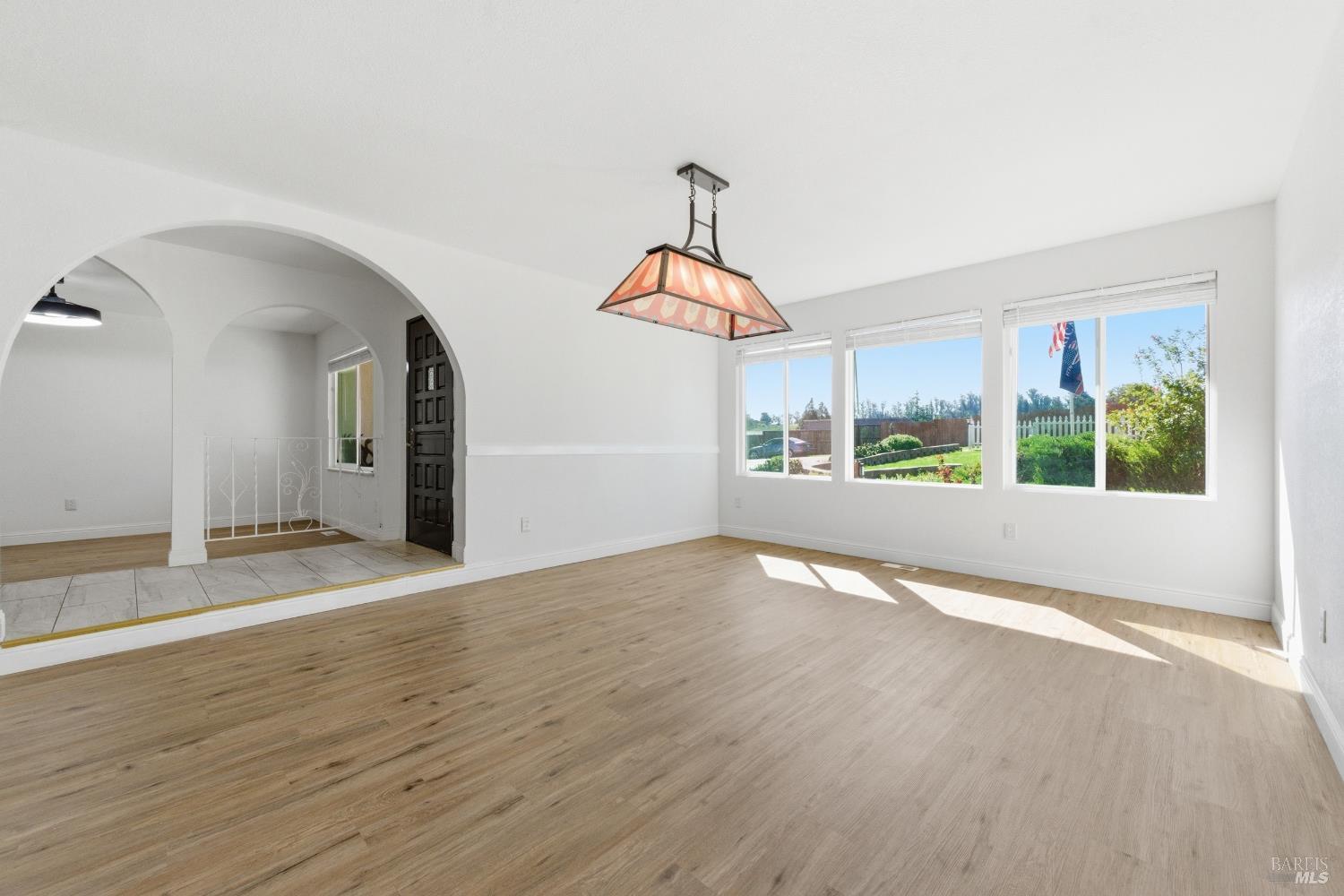 5174 Blank Road Sebastopol, CA 95472 - Photo 7 of 48 a view of empty room with wooden floor and fan