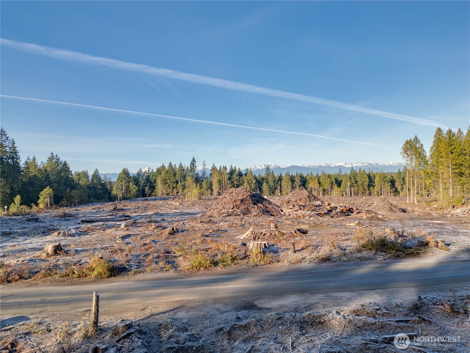 0 Northeast Mountain View Road Poulsbo, WA 98370 - Photo 5 of 17 a view of a dry yard with wooden fence