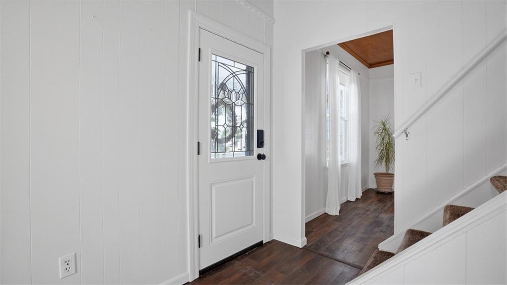 1105 Linden Street Monaca, PA 15061 - Photo 13 of 45 a view of a hallway with wooden floor and entryway
