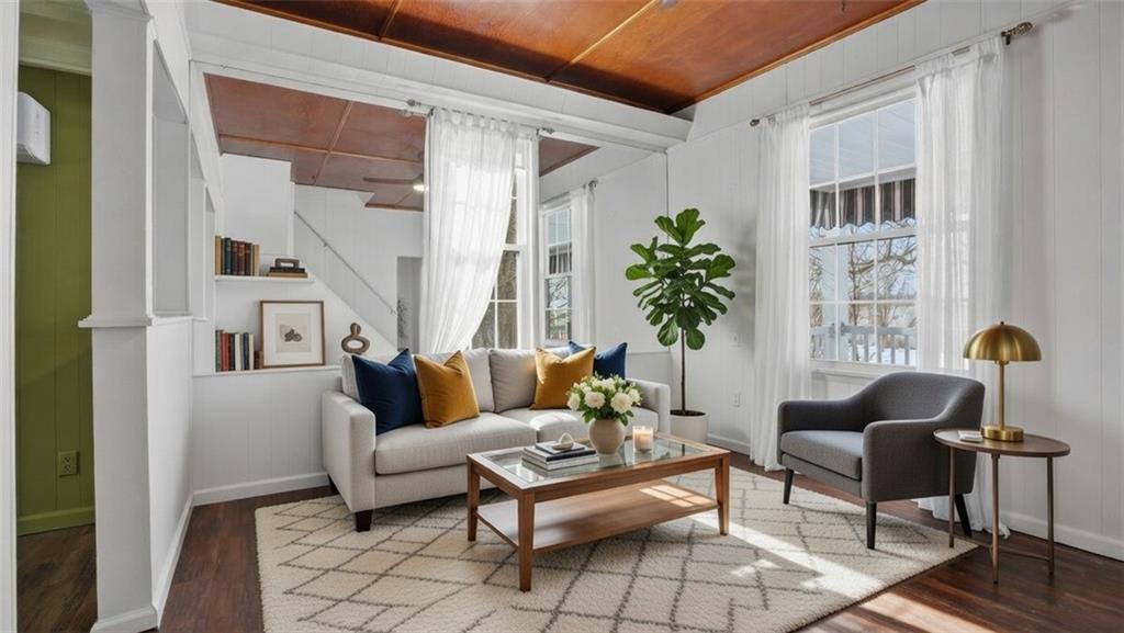 1105 Linden Street Monaca, PA 15061 - Photo 16 of 45 a living room with furniture and a potted plant