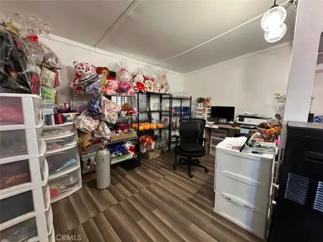 a view of a storage & utility room