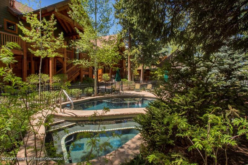 507 West Main Street, Unit C101 Aspen, CO 81611 - Photo 8 of 16 a small pool with lots of green space