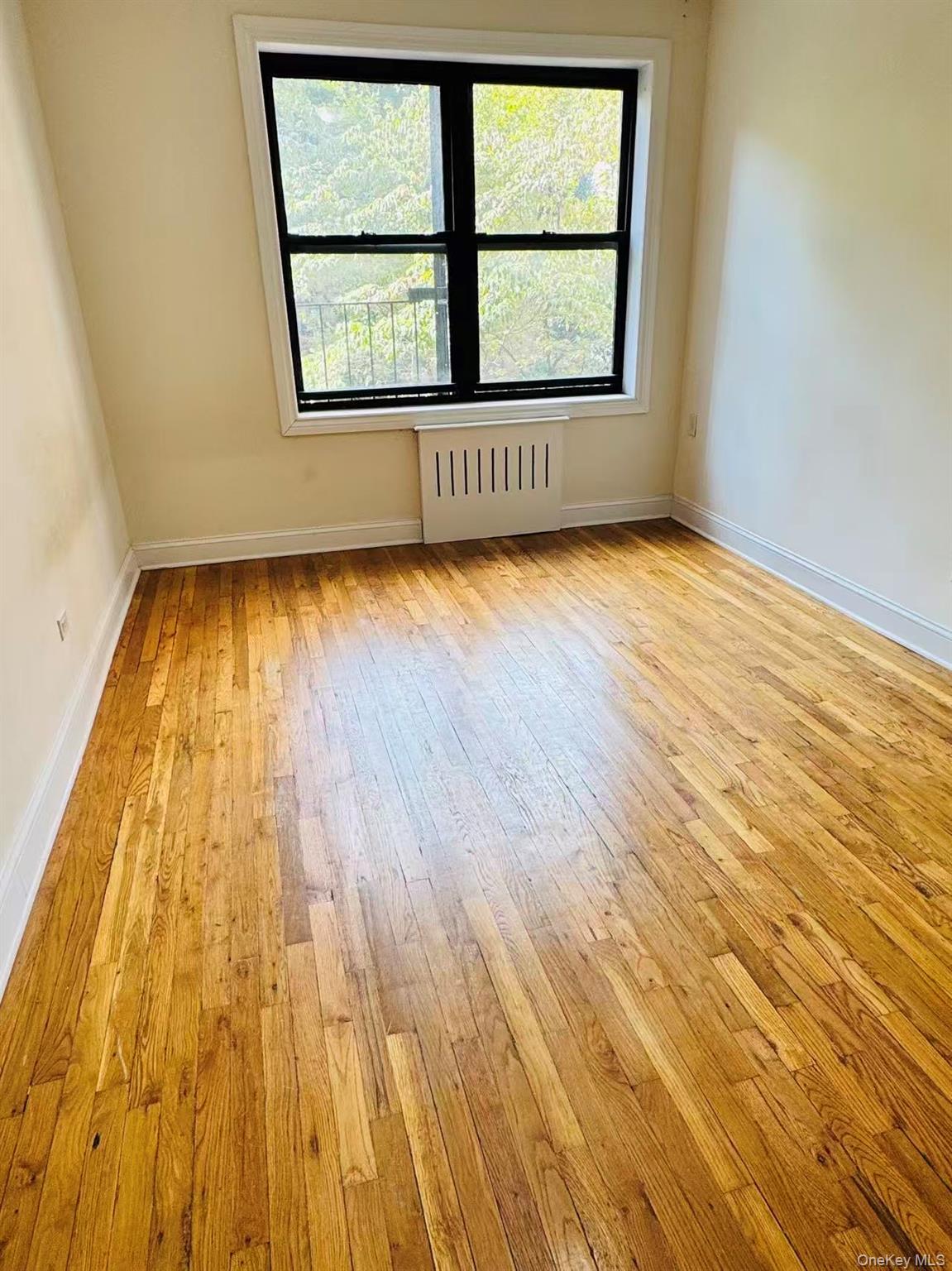 44-05 Macnish Street, Unit 2G Queens, NY 11373 - Photo 6 of 12 Spare room with radiator and light wood finished floors