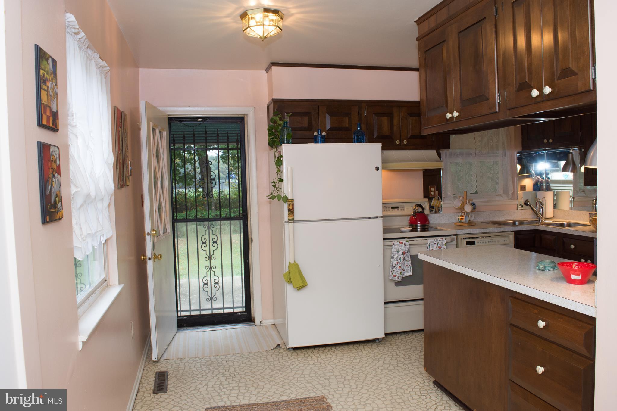 6217 Frontier Drive Springfield, VA 22150 - Photo 13 of 25 Bright Kitchen with door to leveled backyard