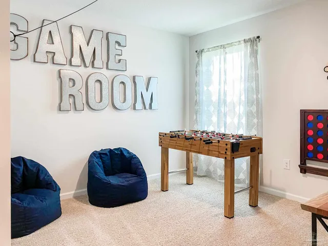 a room with furniture and a window