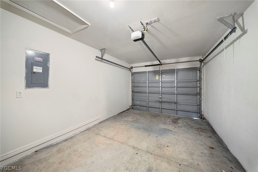 4838 29th Street Southwest Lehigh Acres, FL 33973 - Photo 21 of 25 a view of a garage