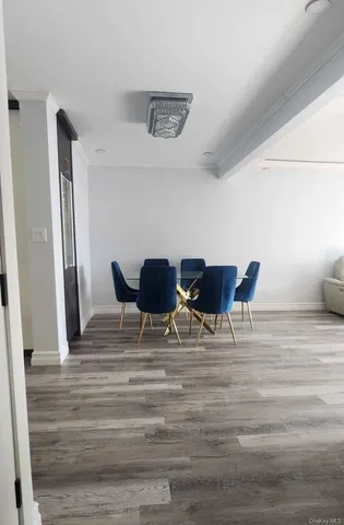 a view of dining room and with furniture